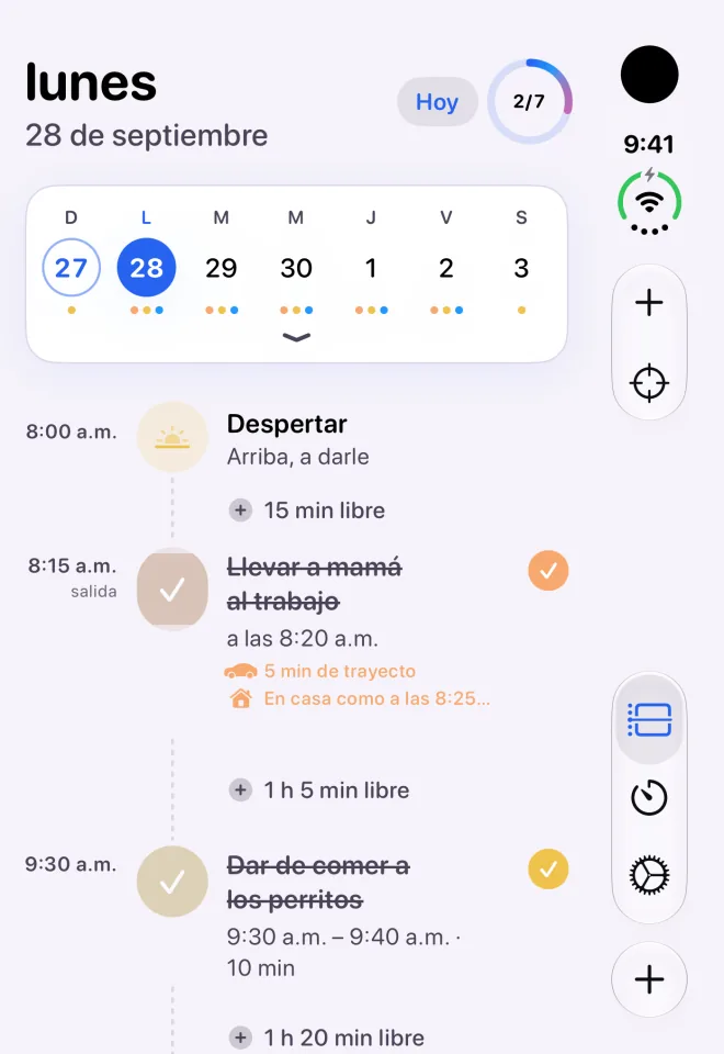 Cerrado, tu día cabe en la pantalla exterior